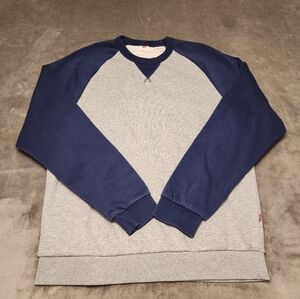Levi's Men's Small Blue and Gray Sweater